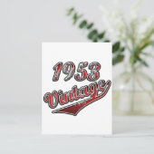 vintage 1953 briefkaart (Staand voorkant)