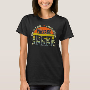 Vintage 1953 Limited Edition 72 jaar oude geschenk T-shirt