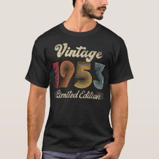 Vintage 1953 Retro, geboren in 1953, Mannen van de T-shirt