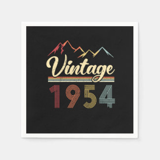 Vintage 1954 67th Birthday Retro 67 Years Old Servet
