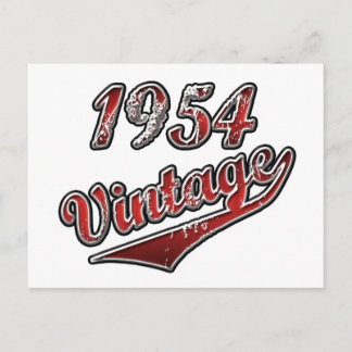 vintage 1954 briefkaart