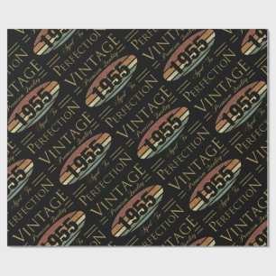 Vintage 1955 70ste verjaardag cadeaupapier