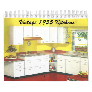 Vintage 1955 Keukens - Klassiek decor 1950 Kalender