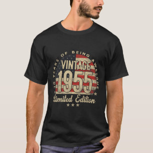 Vintage 1955 Limited Edition 70-jarige cadeaus VS T-shirt