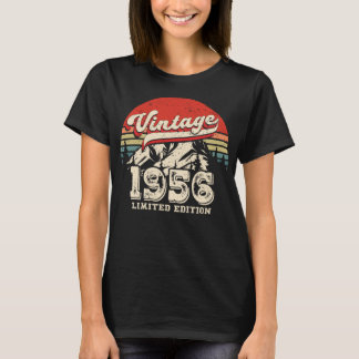 Vintage 1956 Birthday Gift Retro 70th Bday T-shirt