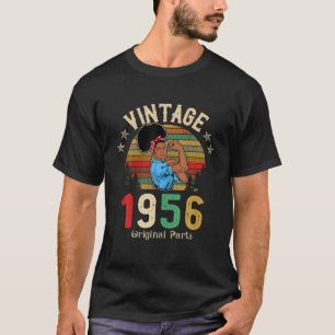 Vintage 1956 Made In 1956 66Th Birthday 66 Years O T-shirt