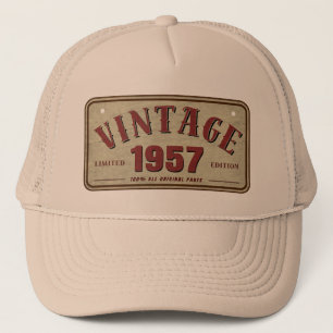 Vintage 1957 Limited Edition Alle Originele Onderd Trucker Pet