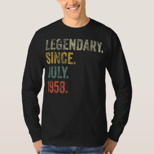Vintage 1958 64ste verjaardag Legendarisch sinds j T-shirt