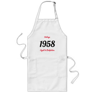 Vintage 1958 Gerijpt Tot In De Perfectie 60 Verjaa Lang Schort