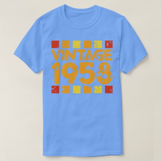 Vintage 1958 t-shirt (Design voorkant)