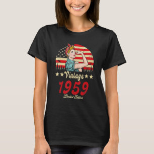 Vintage 1959 1959 63e B Dag 63 jaar oud T-shirt