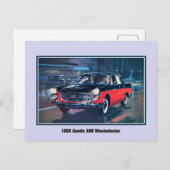 Vintage 1959 Austin A99 Westminster Briefkaart (Voorkant / Achterkant)