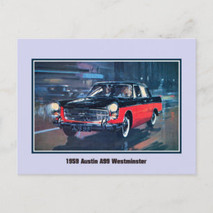 Vintage 1959 Austin A99 Westminster Briefkaart