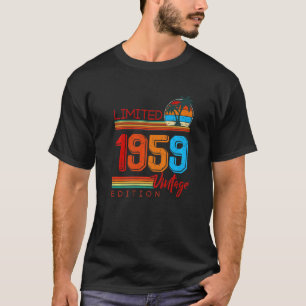 Vintage 1959 Retro 63e Verjaardag 63 Jaar Oud T-shirt
