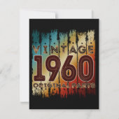 vintage 1960 originele onderdelen uitnodiging (Voorkant)