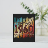 vintage 1960 originele onderdelen uitnodiging (Staand voorkant)