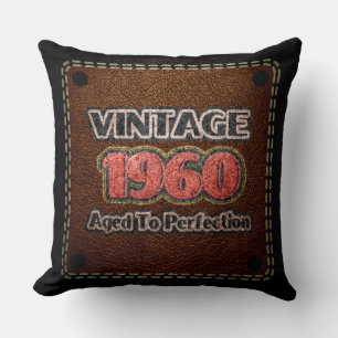 Vintage 1960 - tot een volmaakte leeftijd kussen