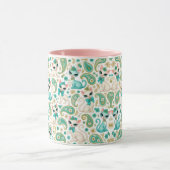 Vintage 1960's Kat Paisley Mok (Midden)