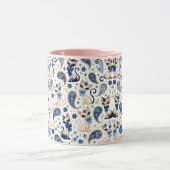Vintage 1960's Kat Paisley Mok (Midden)
