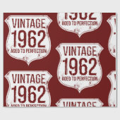 Vintage 1962 is perfect cadeaupapier (Vlak)