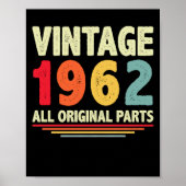 Vintage 1962 poster (Voorkant)