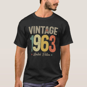 Vintage 1963 - 61ste verjaardag t-shirt