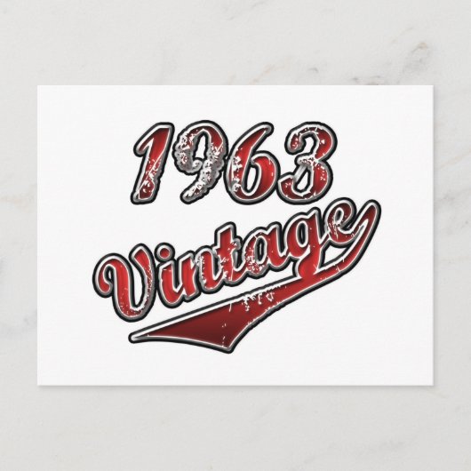 vintage 1963 briefkaart (Voorkant)