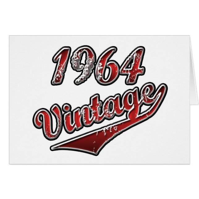 vintage 1964 (Voorkant Horizontaal)