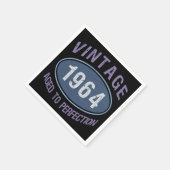Vintage 1964 60e geboortedag servet (Hoek)