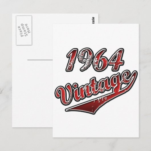 vintage 1964 briefkaart (Voorkant / Achterkant)