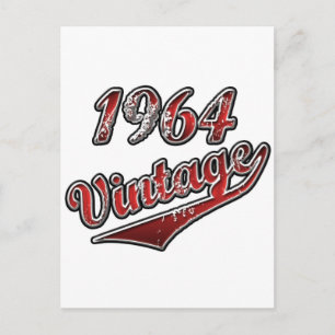 vintage 1964 briefkaart