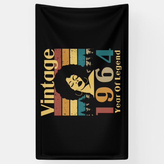 Vintage 1964 spandoek (Verticaal)