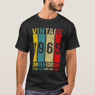 Vintage 1965 57e verjaardag 57 jaar Aweso zijn T-shirt
