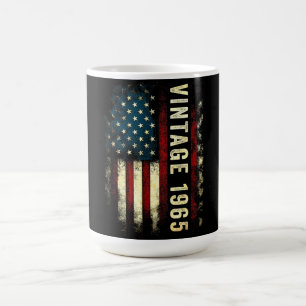 Vintage 1965 60 Jaar Oude Amerikaanse Vlag 60e Ver Magische Mok