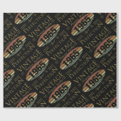 Vintage 1965 60ste verjaardag cadeaupapier (Vlak)