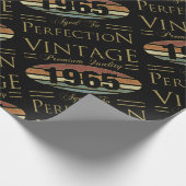 Vintage 1965 60ste verjaardag cadeaupapier (Hoek)