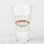 Vintage 1965 60ste verjaardag glas (Voorkant)