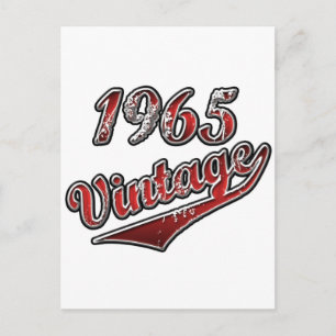 vintage 1965 briefkaart