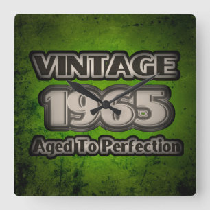 Vintage 1965 - Geavanceerd Vierkante Klok