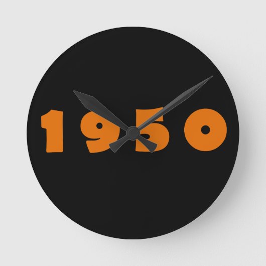 vintage 1965 ronde klok (Voorkant)