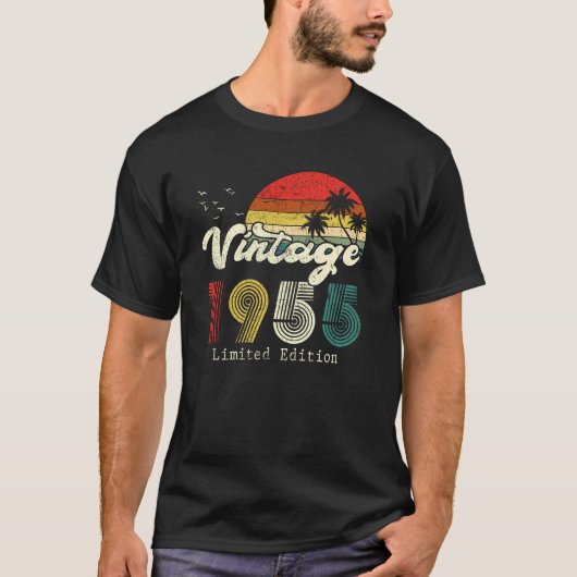 Vintage 1966 Birthday Celebration Shirt (Voorkant)