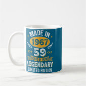 Vintage 1967 59 Jaar Oud Design Koffiemok (Links)