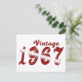Vintage 1967 Briefkaart (Staand voorkant)