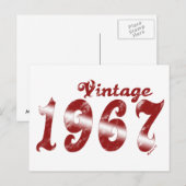 Vintage 1967 Briefkaart (Voorkant / Achterkant)