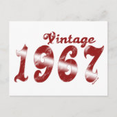 Vintage 1967 Briefkaart (Voorkant)