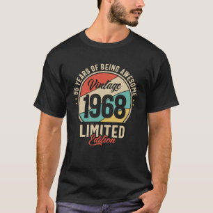 Vintage 1968 - 56ste verjaardag t-shirt