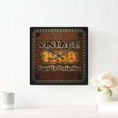 Vintage 1968 - Geavanceerd Vierkante Klok (Huis)