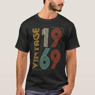 Vintage 1969 54e verjaardag Voor vrouwen 54 jaar T-shirt