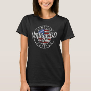 Vintage 1969 56ste verjaardag cadeaus voor mannen t-shirt