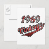 vintage 1969 briefkaart (Voorkant / Achterkant)